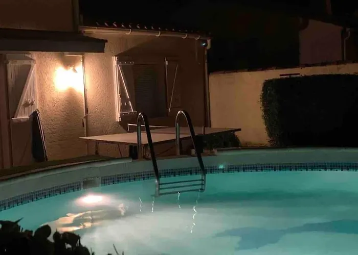 Piscine Cosy, 3 Chambres, 3 Sdb, Havre De Paix A 10 Min Des Plages * 모기오
