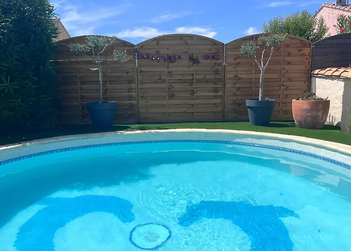 빌라 Piscine Cosy, 3 Chambres, 3 Sdb, Havre De Paix A 10 Min Des Plages