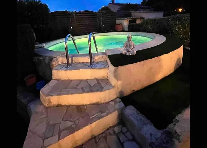 Piscine Cosy, 3 Chambres, 3 Sdb, Havre De Paix A 10 Min Des Plages 모기오