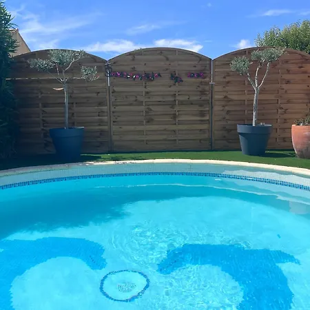 Villa Piscine Cosy, 3 Chambres, 3 Sdb, Havre De Paix A 10 Min Des Plages